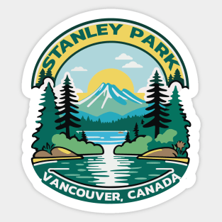 Stanley Park in Vancouver Sticker